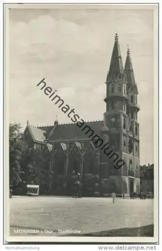 Meiningen - Stadtkirche - Foto-AK