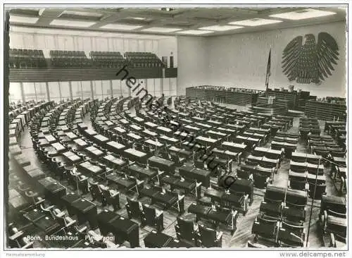 Bonn - Bundeshaus Plenarsaal - Foto-AK Grossformat