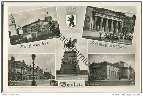 Berlin - Staatsoper - Unter den Linden - Foto-AK