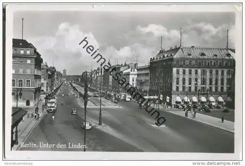 Berlin - Unter den Linden - Foto-AK - Feldpost