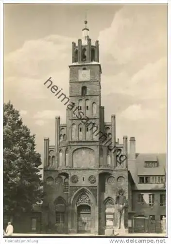 Brandenburg - Altstädter Rathaus - Foto-AK Grossformat - Verlag konsum fotocolor magdeburg