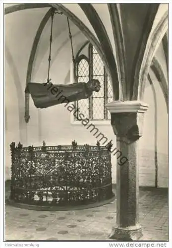 Der Dom zu Güstrow - Die Schwebende Ernst Barlach - Foto-AK Grossformat - Verlag H. C. Schmiedicke (VOB) Leipzig