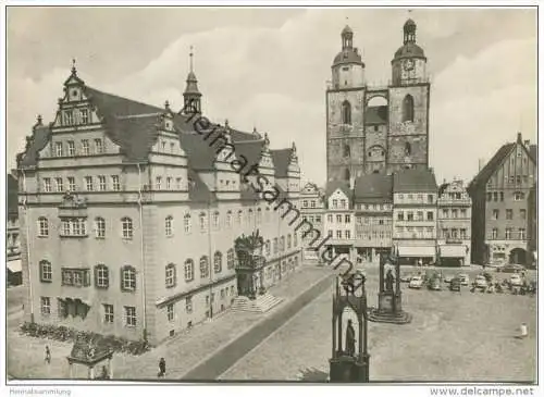 Wittenberg - Marktplatz - Foto-AK Grossformat - Verlag Bild und Heimat Reichenbach