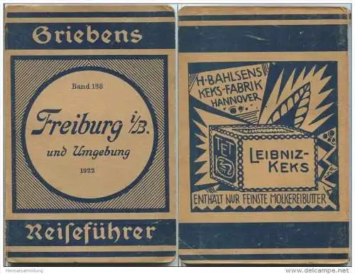 Freiburg i/B. und Umgebung - (einschl. Höllental Feldberg Belchen und Blauen) - 2. Auflage 1922