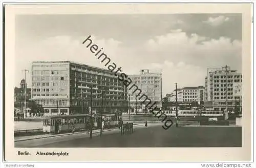 Berlin - Alexanderplatz - Strassenbahn
