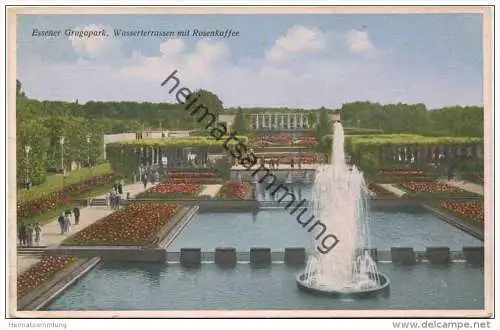 Essener Grugapark - Wasserterrassen mit Rosenkaffee - Verlag Fritz Kautz Essen