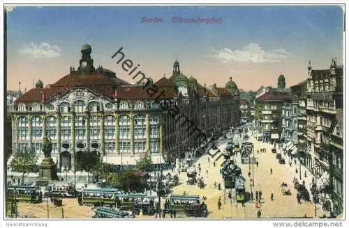 Berlin - Alexanderplatz - Strassenbahn