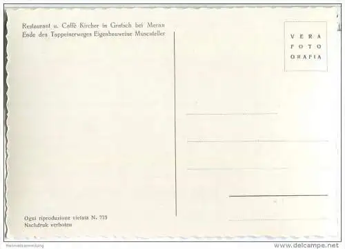 Meran - Gratsch - Restaurant Kircher