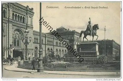 Hannover - Bahnhof - Ernst-August-Denkmal