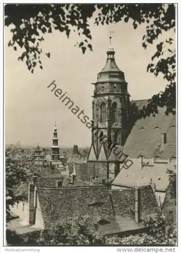 Pirna - Rathaus und Marienkirche - Foto-AK Grossformat - Verlag H. Sander KG Berlin