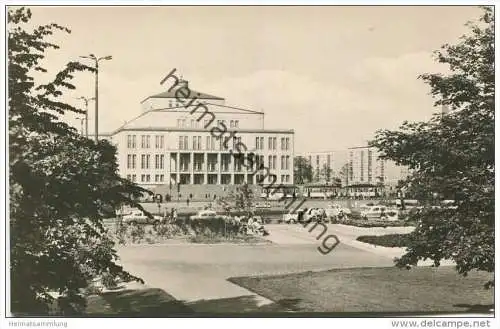 Leipzig - Opernhaus am Karl-Marx-Platz - Foto-AK - Verlag VEB Bild und Heimat Reichenbach