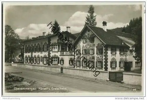 Oberammergau - Hänsel- und Gretelheim - Foto-AK