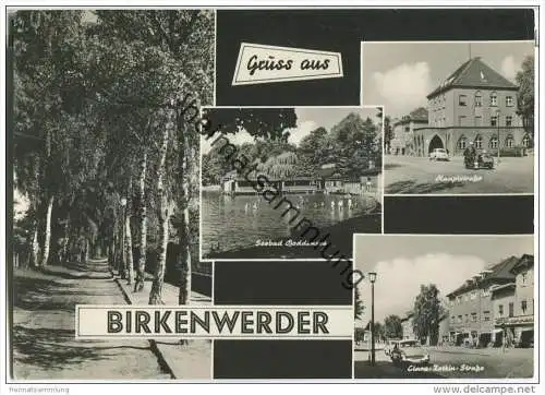 Birkenwerder - Hauptstrasse - Clara-Zetkin-Straße - Foto-AK