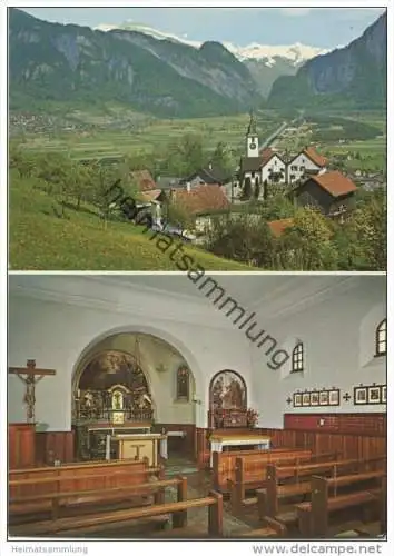 Mastrils mit Blick ins Prättigau - AK Grossformat - Verlag Foto-Fetzer Bad Ragaz - Rückseite beschrieben 1973