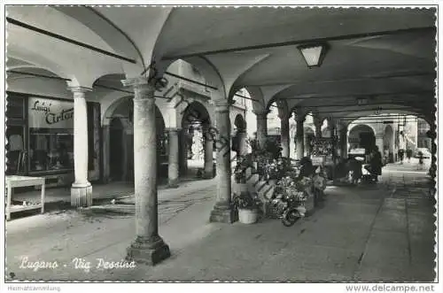 Lugano - Via Pessina - Foto-AK - Edition Rotalsuisse