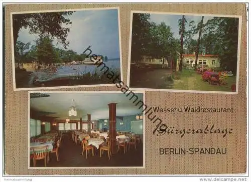 Berlin-Spandau - Restaurant Bürgerablage Kurt Geißler