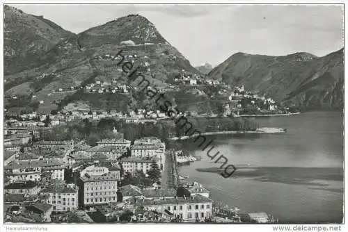 Lugano col Monte Brè - Foto-AK - Editore Ditta G. Mayr Lugano
