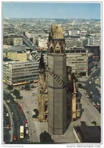 Berlin - Kaiser-Wilhelm-Gedächtniskirche vom Europa-Center