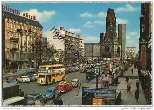 Berlin - Kaiser-Wilhelm-Gedächtniskirche - Bus