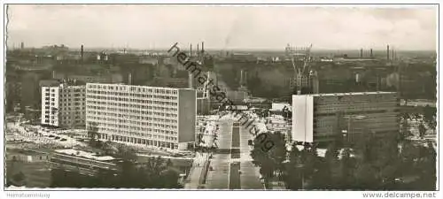 Berlin - Blick auf das Hansaviertel - Foto-AK Panoramakarte 9cm x 21cm