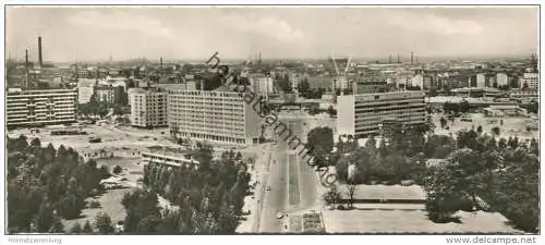 Berlin - Blick auf das Hansaviertel - Foto-AK Panoramakarte 9cm x 21cm - Verlag Bruno Schroeter Berlin