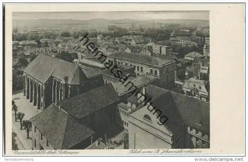 Göttingen - Universitätsbibliothek - Blick vom St. Johanniskirchturm