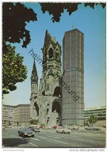 Berlin - Kaiser-Wilhelm-Gedächtniskirche - AK Grossformat