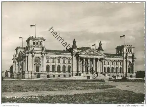 Berlin - Reichstagsgebäude - Foto-AK Grossformat - Verlag Kunst und Bild Berlin