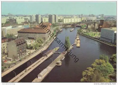 Berlin - Blick auf die Mühlendammschleuse - AK Grossformat - Verlag Bild und Heimat Reichenbach