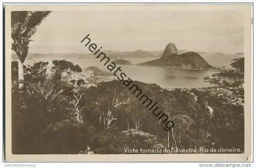 Rio de Janeiro - Vista tomada do Silvestre