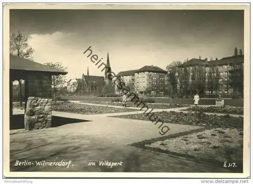 Berlin-Wilmersdorf im Volkspark - - Foto-AK Grossformat - Verlag Photo R. Lissner Berlin gel. 1955