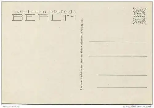 Berlin - Reichskanzlei - Südseite - AK Grossformat - Verlag Nicolai