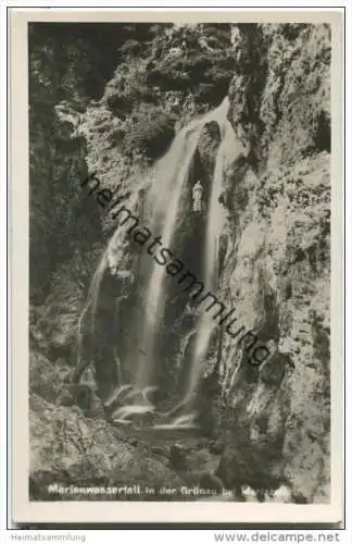 Mariazell - Marienwasserfall in der Grünau - Foto-AK