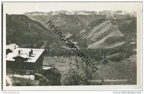 Mariazell - Bürgeralpe - Hochschwabaussicht - Foto-AK