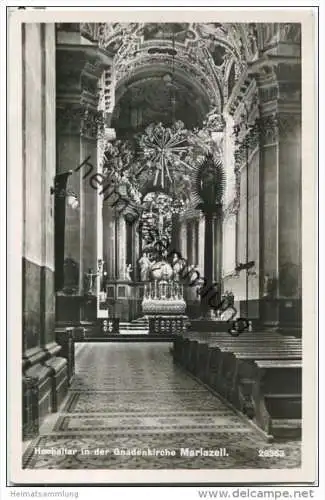Mariazell - Gnadenkirche - Hochaltar - Foto-AK