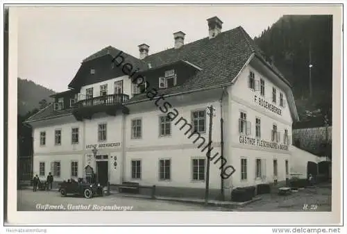 Mariazell - Gußwerk Steiermark - Gasthof Bogensberger - Foto-AK