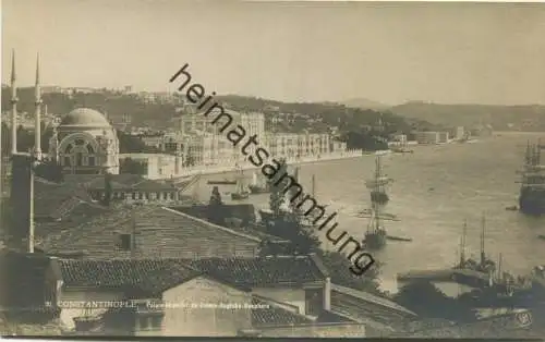 Constantinople - Palais Imperial de Dolma-Bagtche-Bosphore - Foto-AK