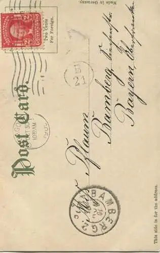 Chicago - State Street North from Madison Street - Publisher B. Sebastian Chicago gel. 1905