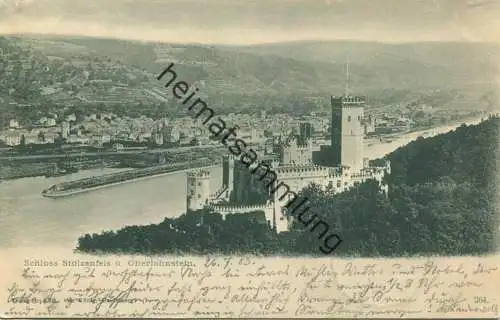 Schloss Stolzenfels und Oberlahnstein - Verlag Edm. von König Heidelberg gel. 1903