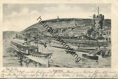 Rüdesheim gel. 1903