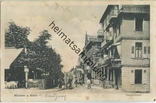 Bad Münster am Stein - Hauptstrasse - Verlag E. Steiniger Mainz