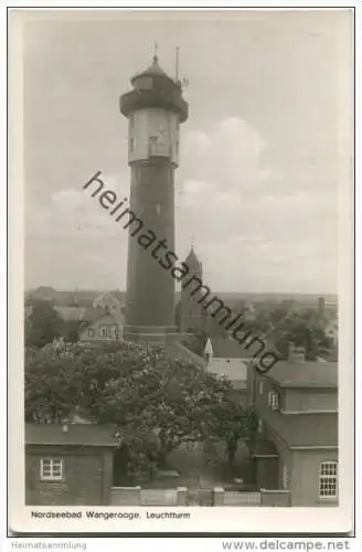 Wangerooge - Leuchtturm - Foto-AK - Cramers Kunstanstalt KG Dortmund