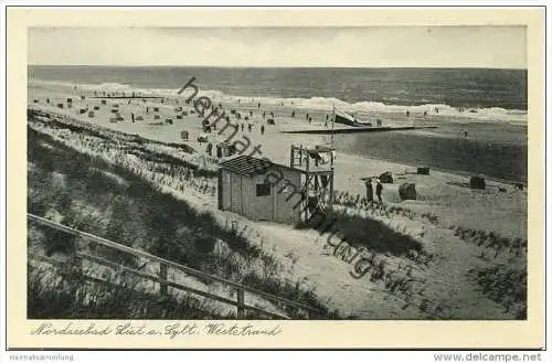 List auf Sylt - Weststrand  - Verlag Ferd. Lagerbauer Hamburg