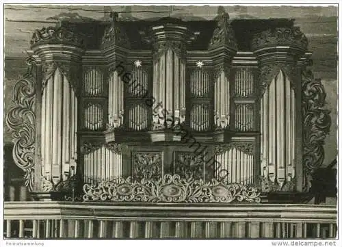 Pellworm - Alte Kirche - Schnitger-Orgel - AK Grossformat