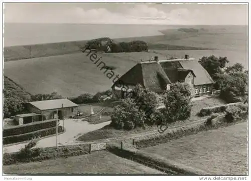 Pellworm - Petersen 's Gasthof - Foto-AK Grossformat - Deutsche Luftbild K.G. Hamburg