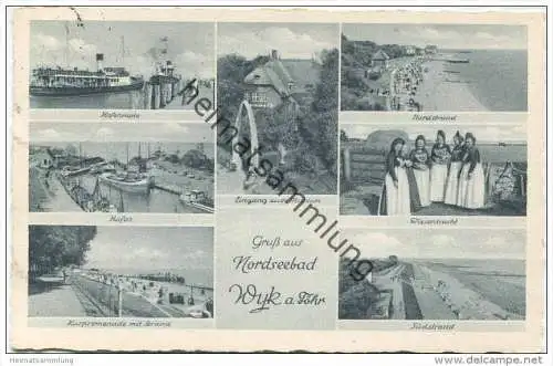 Wyk auf Föhr - Verlag Schöning &amp; Co. Lübeck gel. 1952