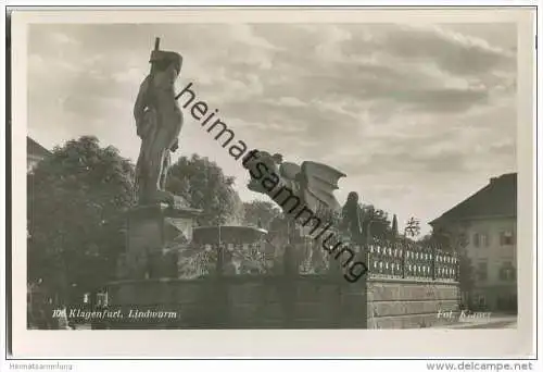 Klagenfurt - Lindwurm - Foto-AK