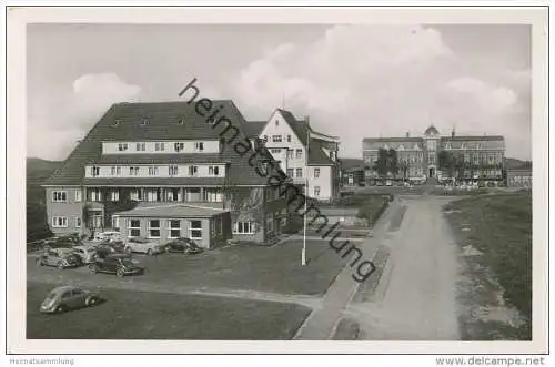 Nordseebad Kampen auf Sylt - Haus Rungholt und Kurhaus - Foto-AK 50er Jahre - Verlag Schöning &amp; Co. Lübeck