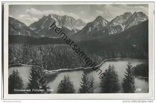 Blindsee am Fernpass - Foto-AK