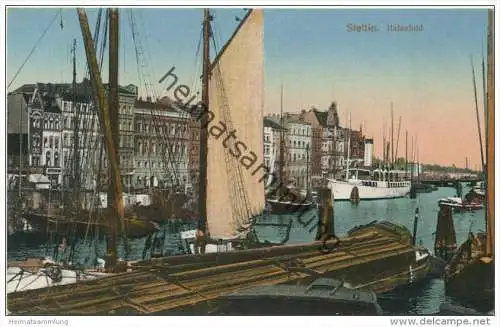 Stettin - Hafenbild - Verlag Siegmund Weil Stettin 20er Jahre